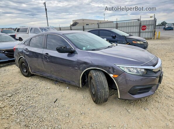 2HGFC2F5XGH575276 2016 HONDA CIVIC Угольный Передняя правая четверть