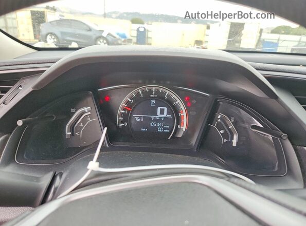 2HGFC2F5XGH575276 2016 HONDA CIVIC Угольный Вид щитка приборов