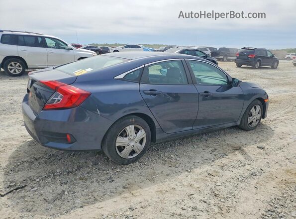 2HGFC2F5XHH523552 2017 HONDA CIVIC Синий Задняя правая четверть