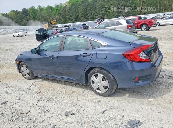 2HGFC2F5XHH523552 2017 HONDA CIVIC Синий Задняя левая четверть