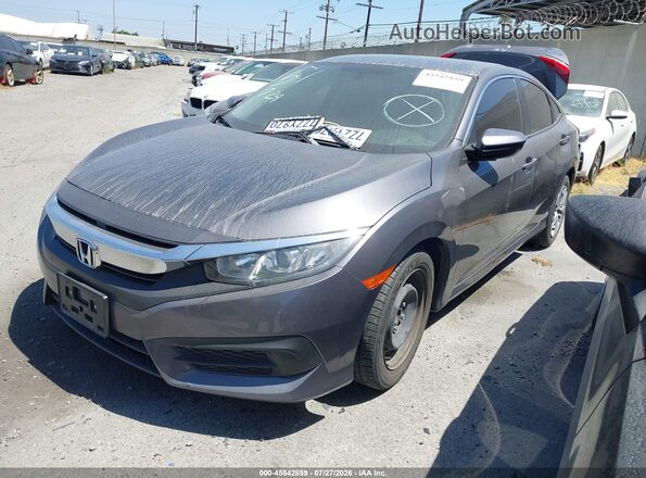 2HGFC2F5XHH524233 2017 HONDA CIVIC Серый Передняя левая четверть