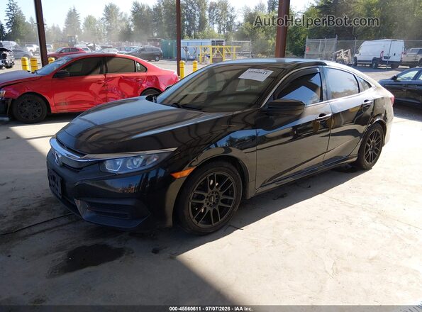2HGFC2F5XHH556759 2017 HONDA CIVIC Black Առջևի ձախ երեք քառորդ տեսարան