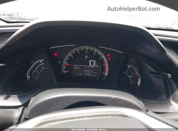 2HGFC2F5XHH562223 2017 HONDA CIVIC White უკანა სავარძლების ხედი
