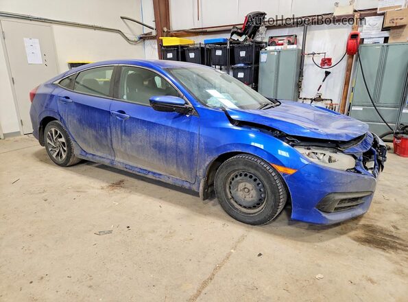 2HGFC2F5XJH035515 2018 HONDA CIVIC Blue წინა მარჯვენა