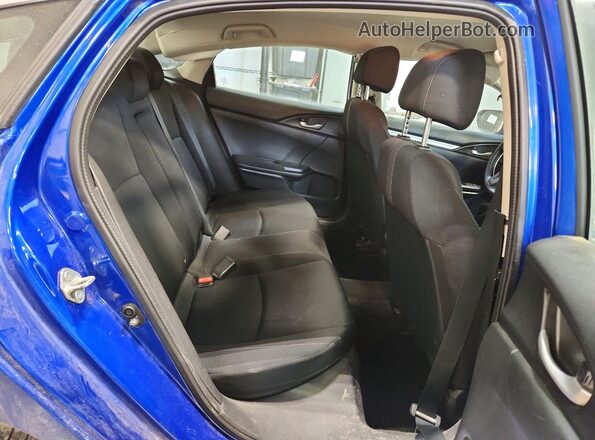 2HGFC2F5XJH035515 2018 HONDA CIVIC Blue უკანა სავარძლების ხედი