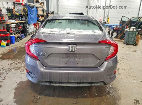 2HGFC2F5XJH038009 2018 HONDA CIVIC Gray Vista trasera