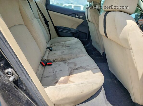 2HGFC2F5XJH512007 2018 HONDA CIVIC Black Vista de los asientos traseros