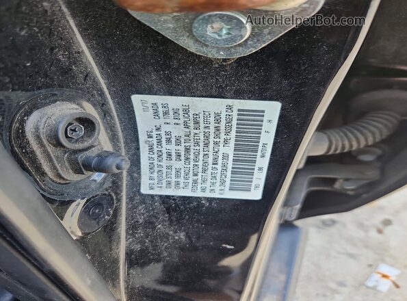 2HGFC2F5XJH512007 2018 HONDA CIVIC Black Vista del compartimento del motor