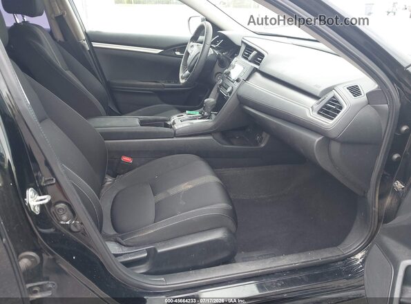 2HGFC2F5XJH538669 2018 HONDA CIVIC Black Widok wnętrza z przodu