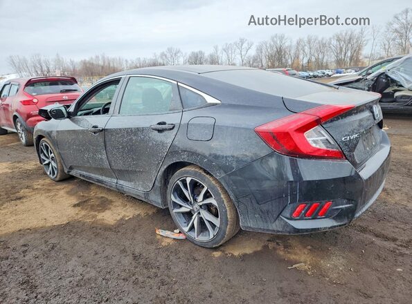 2HGFC2F5XJH548263 2018 HONDA CIVIC Черный Задняя левая четверть
