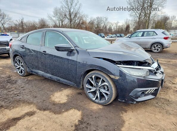 2HGFC2F5XJH548263 2018 HONDA CIVIC Черный Передняя правая четверть