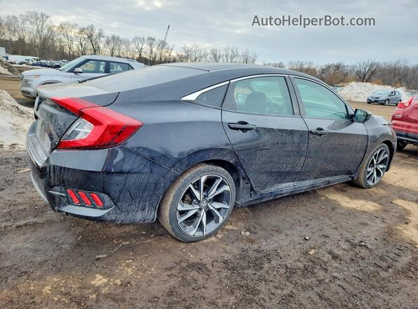 2HGFC2F5XJH548263 2018 HONDA CIVIC Черный Задняя правая четверть