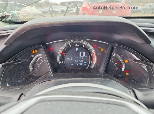 2HGFC2F5XJH548263 2018 HONDA CIVIC Черный Вид щитка приборов