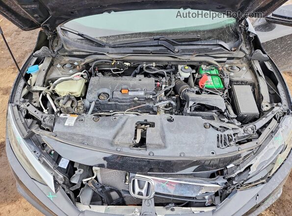 2HGFC2F5XJH548263 2018 HONDA CIVIC Черный Вид задней части салона