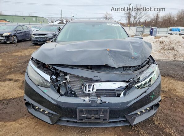 2HGFC2F5XJH548263 2018 HONDA CIVIC Черный Вид спереди