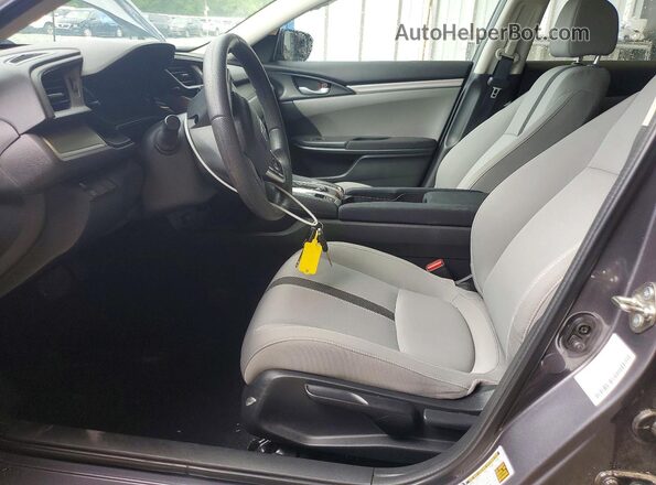 2HGFC2F5XJH553396 2018 HONDA CIVIC Charcoal Front interior view