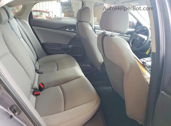 2HGFC2F5XJH553396 2018 HONDA CIVIC Charcoal Rear seats view