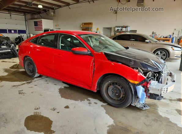 2HGFC2F5XJH556993 2018 HONDA CIVIC Red Առջևի աջ