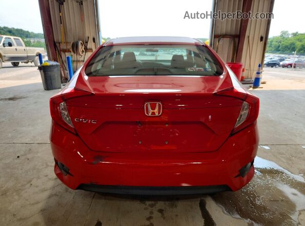 2HGFC2F5XJH556993 2018 HONDA CIVIC Red Հետևի տեսք
