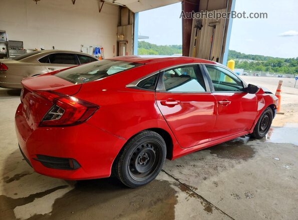 2HGFC2F5XJH556993 2018 HONDA CIVIC Red Հետևի աջ