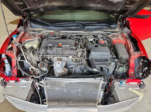 2HGFC2F5XJH556993 2018 HONDA CIVIC Red Սալոնի հետևի տեսք