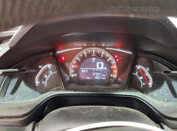 2HGFC2F5XJH556993 2018 HONDA CIVIC Red Սարքավորումների վահանակի տեսք