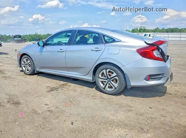 2HGFC2F5XJH557612 2018 HONDA CIVIC Silver Trasero izquierdo