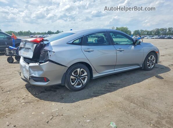 2HGFC2F5XJH557612 2018 HONDA CIVIC Silver Trasero derecho