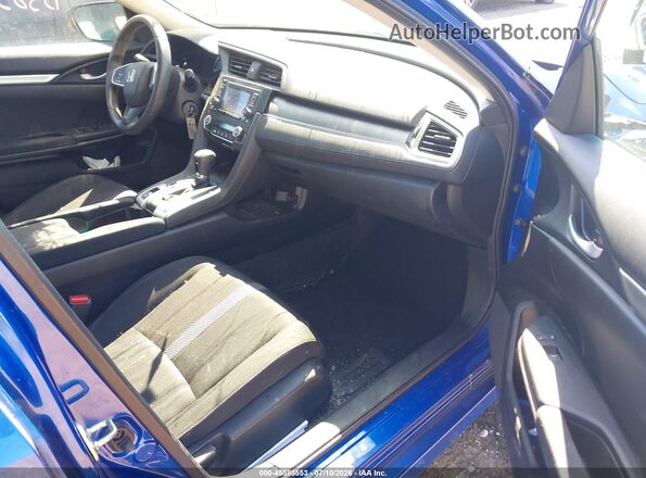 2HGFC2F5XJH558923 2018 HONDA CIVIC Blue წინა სალონის ხედი