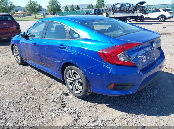 2HGFC2F5XJH558923 2018 HONDA CIVIC Blue უკანა მარცხენა