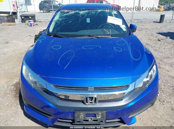 2HGFC2F5XJH558923 2018 HONDA CIVIC Blue ხელსაწყოთა პანელის ხედი