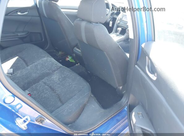 2HGFC2F5XJH558923 2018 HONDA CIVIC Blue VIN კოდის სტიკერის ხედი