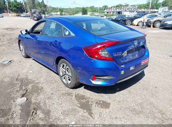 2HGFC2F5XJH563345 2018 HONDA CIVIC Синий Задняя левая четверть