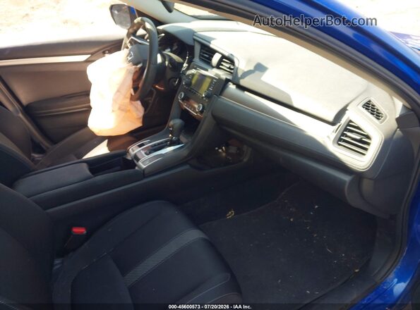 2HGFC2F5XJH563345 2018 HONDA CIVIC Синий Вид салона спереди