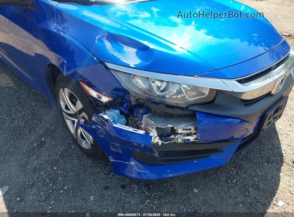 2HGFC2F5XJH563345 2018 HONDA CIVIC Синий Вид спереди