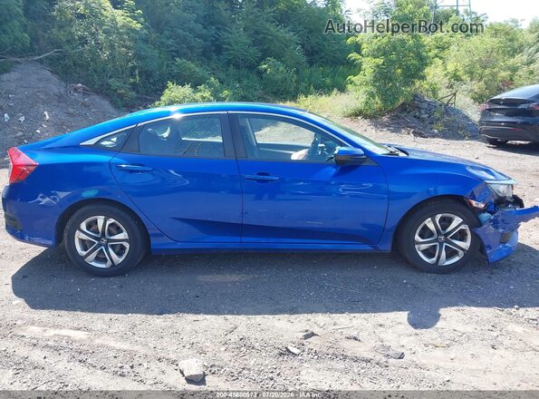 2HGFC2F5XJH563345 2018 HONDA CIVIC Синий Вид задней части салона