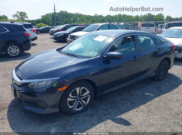 2HGFC2F5XJH584955 2018 HONDA CIVIC Черный Передняя левая четверть