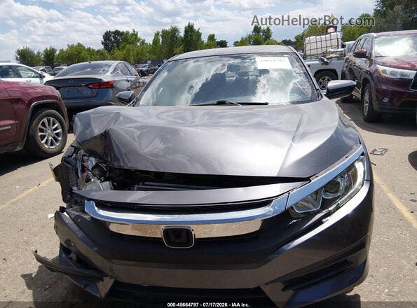 2HGFC2F5XJH594563 2018 HONDA CIVIC Gray ხელსაწყოთა პანელის ხედი