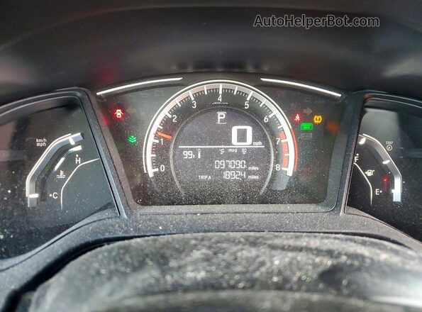 2HGFC2F5XJH599715 2018 HONDA OTHER Gray ხელსაწყოთა პანელის ხედი