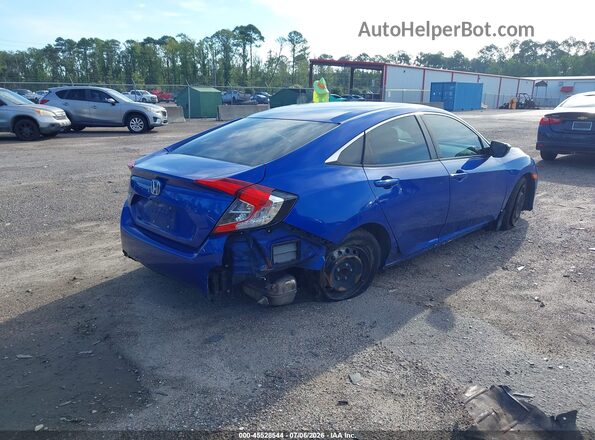 2HGFC2F5XJH604055 2018 HONDA CIVIC Blue Задня права чверть