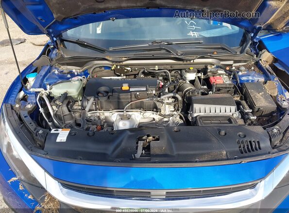 2HGFC2F5XJH604055 2018 HONDA CIVIC Blue Вид ззаду