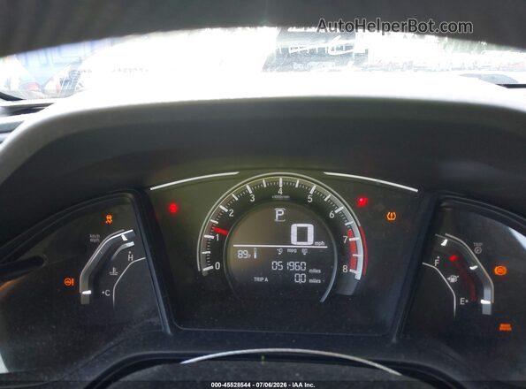 2HGFC2F5XJH604055 2018 HONDA CIVIC Blue Вид задніх сидінь
