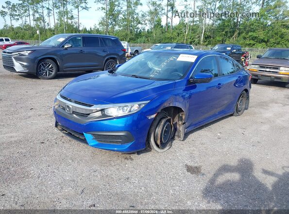 2HGFC2F5XJH604055 2018 HONDA CIVIC Blue Передня ліва чверть