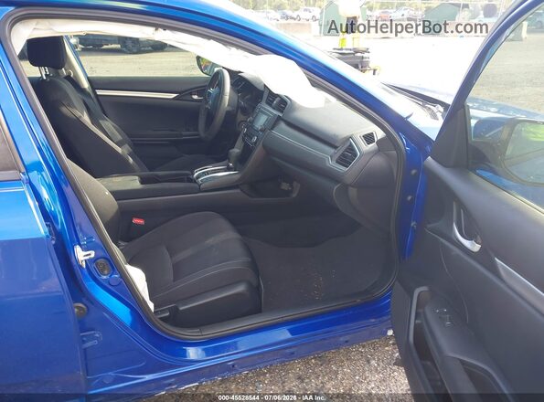 2HGFC2F5XJH604055 2018 HONDA CIVIC Blue Вид салону спереду