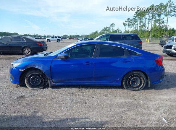 2HGFC2F5XJH604055 2018 HONDA CIVIC Blue Панорамний вид салону 360°