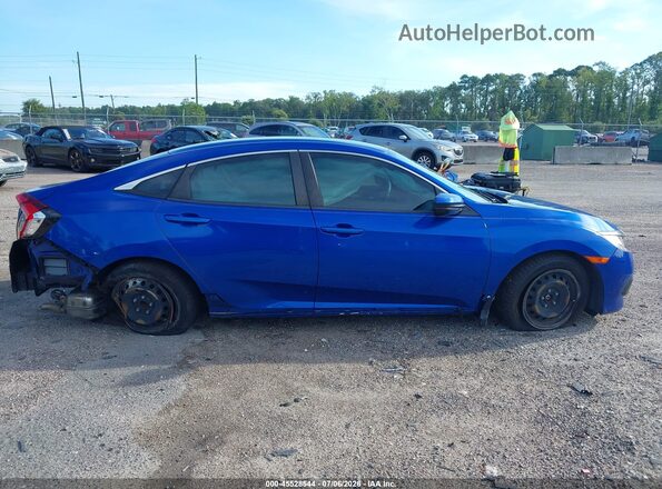 2HGFC2F5XJH604055 2018 HONDA CIVIC Blue Вид задньої частини салону