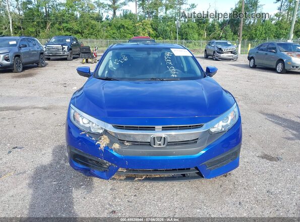 2HGFC2F5XJH604055 2018 HONDA CIVIC Blue Вид щитка приладів