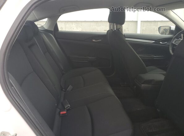 2HGFC2F5XKH037167 2019 HONDA CIVIC White უკანა სავარძლების ხედი