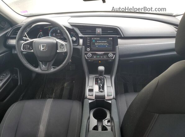 2HGFC2F5XKH037167 2019 HONDA CIVIC White წინა პანელის ხედი