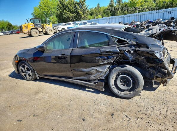 2HGFC2F5XMH008190 2021 HONDA CIVIC Black Rear left